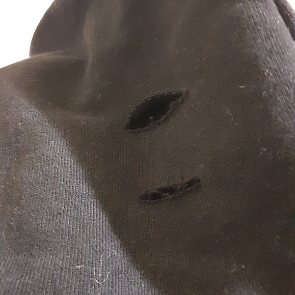 Men's Forever Twenty One Distressed Faded Slashed Hoodie US Large New - Picture 7 of 13